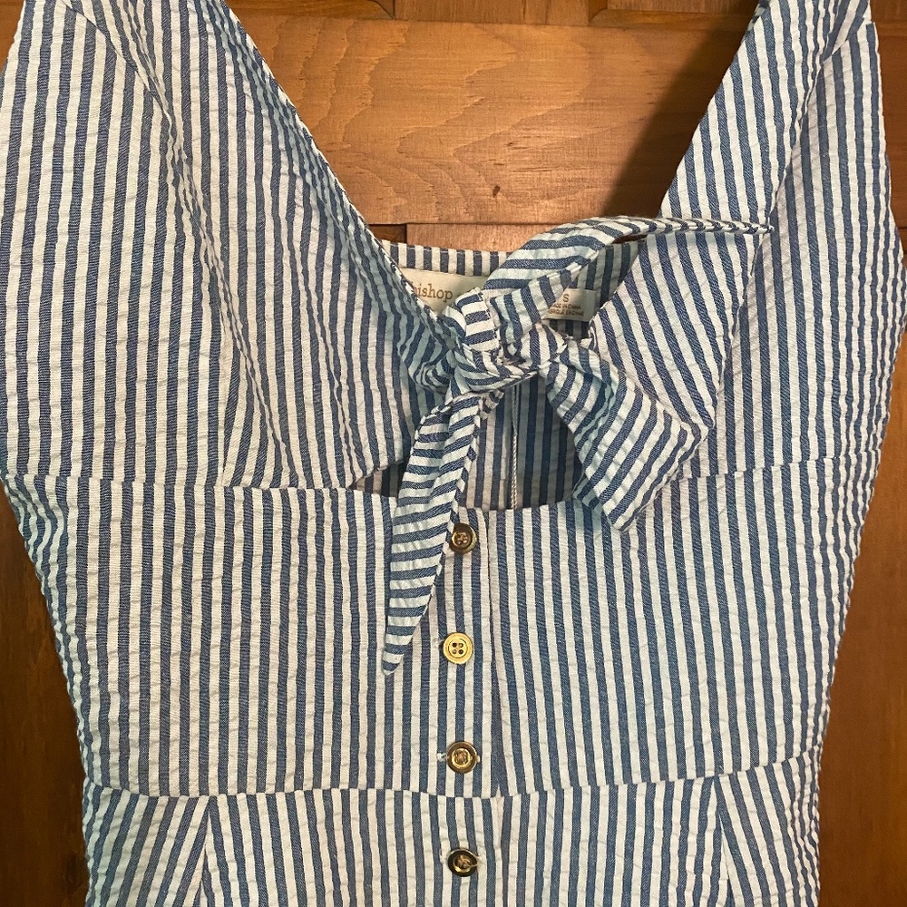 NEW Bishop + Young Gabrielle Button Front Romper S - Picture 8 of 15